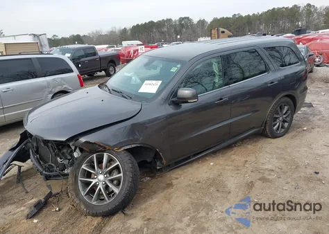 2018 Dodge Durango Gt Awd z USA, uszkodzony, nr VIN 1C4RDJDG7JC186001